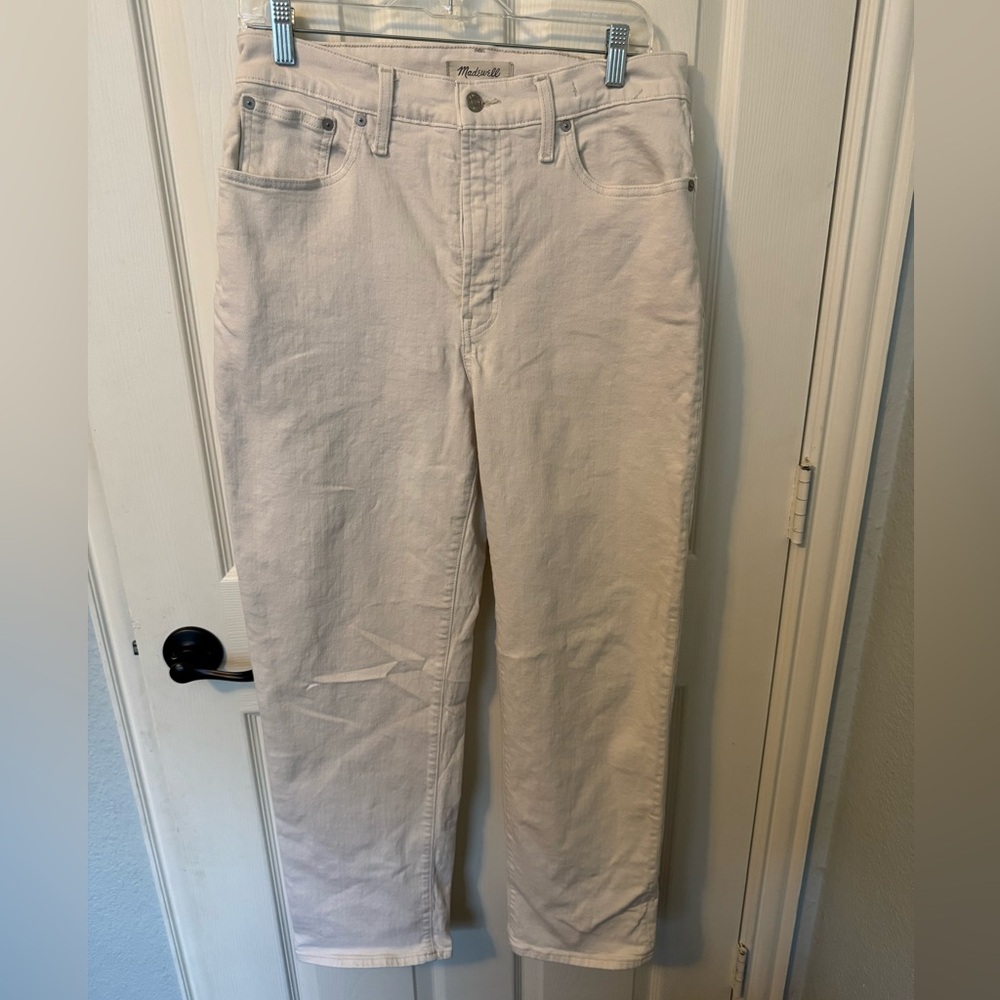 Madewell Women's Straight Leg Jeans in Cream